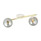 Emibig Plafonnier Splendi Acier Blanc | Convient pour 2x E14 - Max 10W