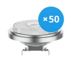 Lot 50x Noxion Spot Spot LED G53 AR111 7.2W 450lm 40D - 918-927 Dim To Warm | Meilleur Rendu Des Couleurs - Dimmable - Équivalent 50W