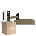 Lot 6x D'Lite Plafonnier Lunelle 50cm Textile Brun | Convient Pour 3x E27 