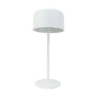 Eglo Lampe De Chevet Roccanova Solar Acier Blanc 2W 270lm - 830 Blanc Chaud | IP44 - Dimmable tactile - USB-C